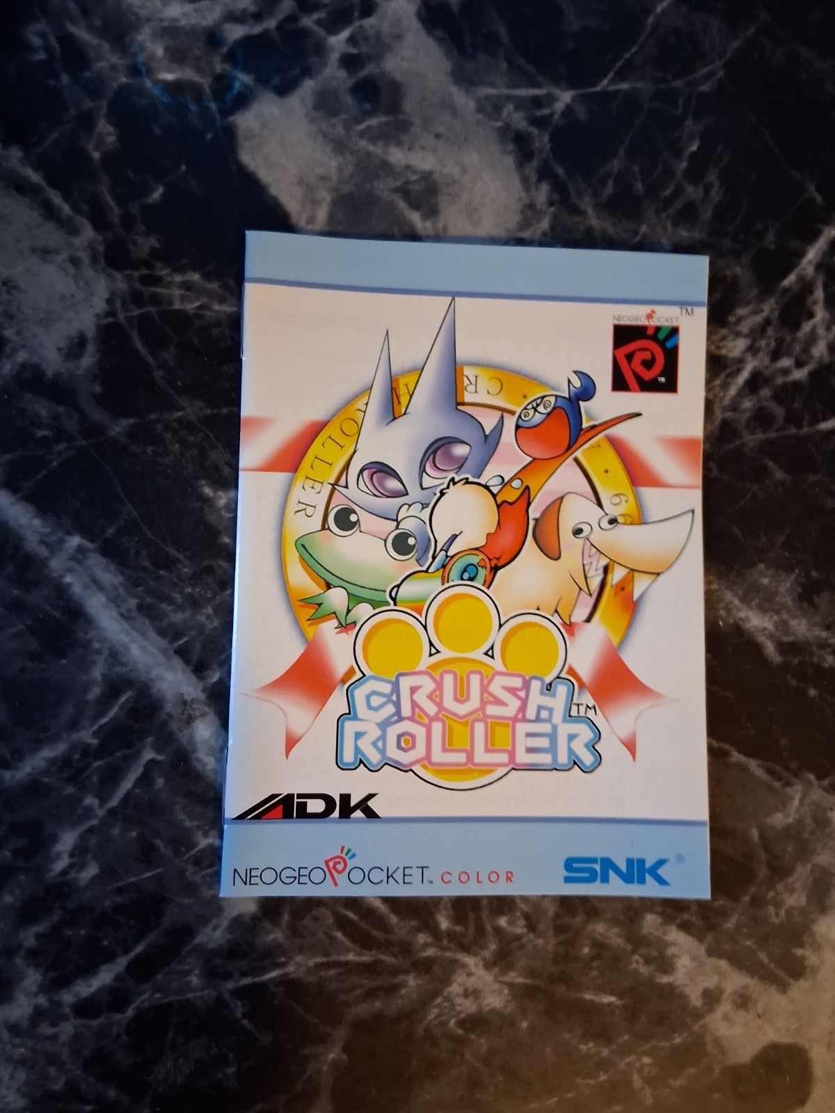 Crush Roller Neo Geo Pocket Color Complete CIB Tested Excellent Condition