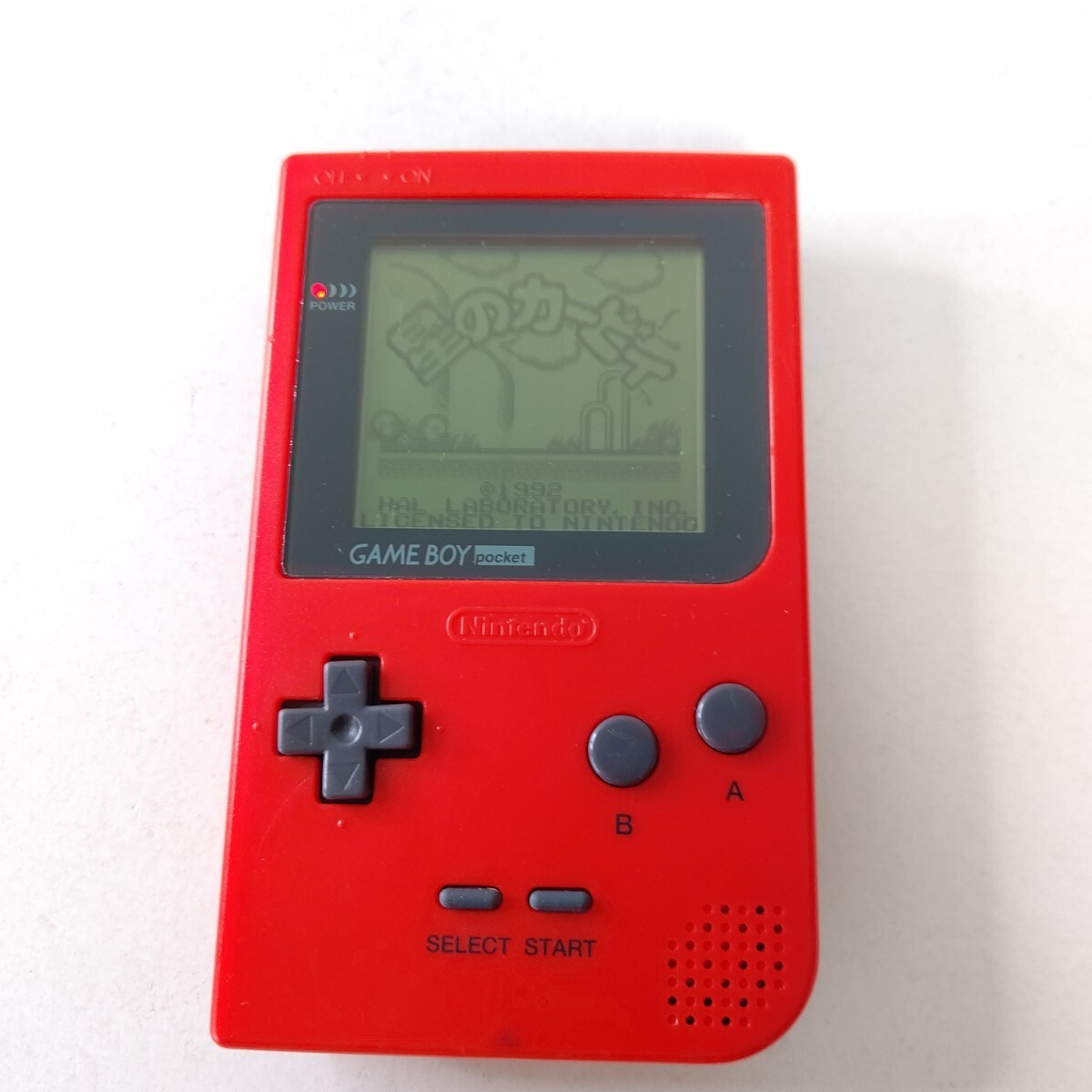 Nintendo Game Boy Pocket Handheld Console All Buttons Checked Red MGB-001