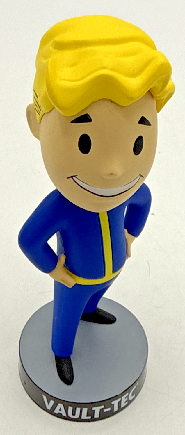 Vintage Bethesda Fallout 4 Vault-Tec Vault Boy 111 Bobblehead Figure 2015 5”