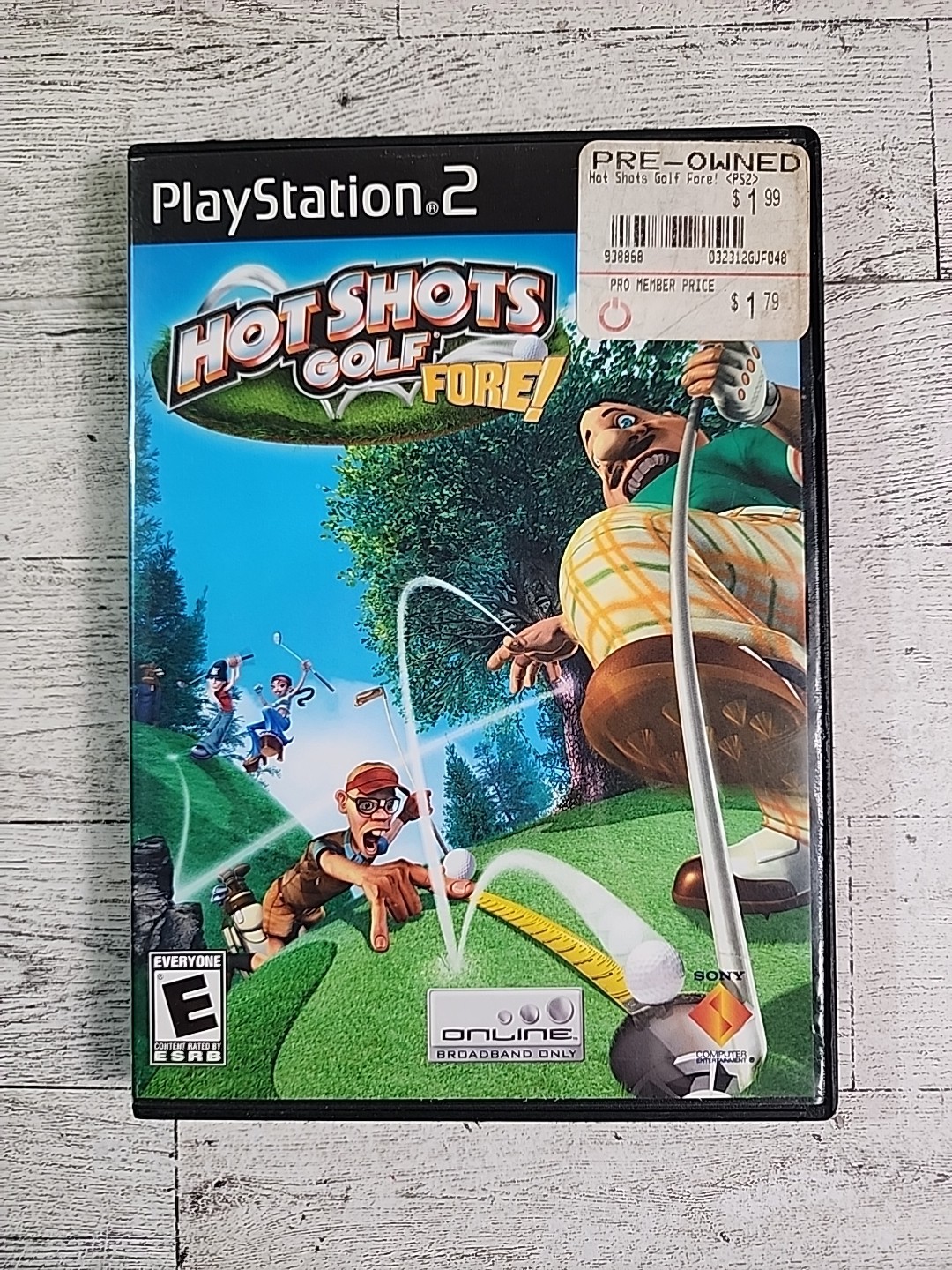 PS2 Hot Shots Golf Fore (Sony PlayStation 2; 2004) Game Complete CIB Black Label
