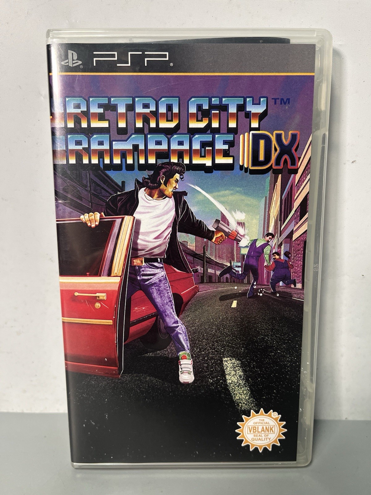 Retro City Rampage DX VBlank PlayStation 4 PS4 and PSP Portable Case