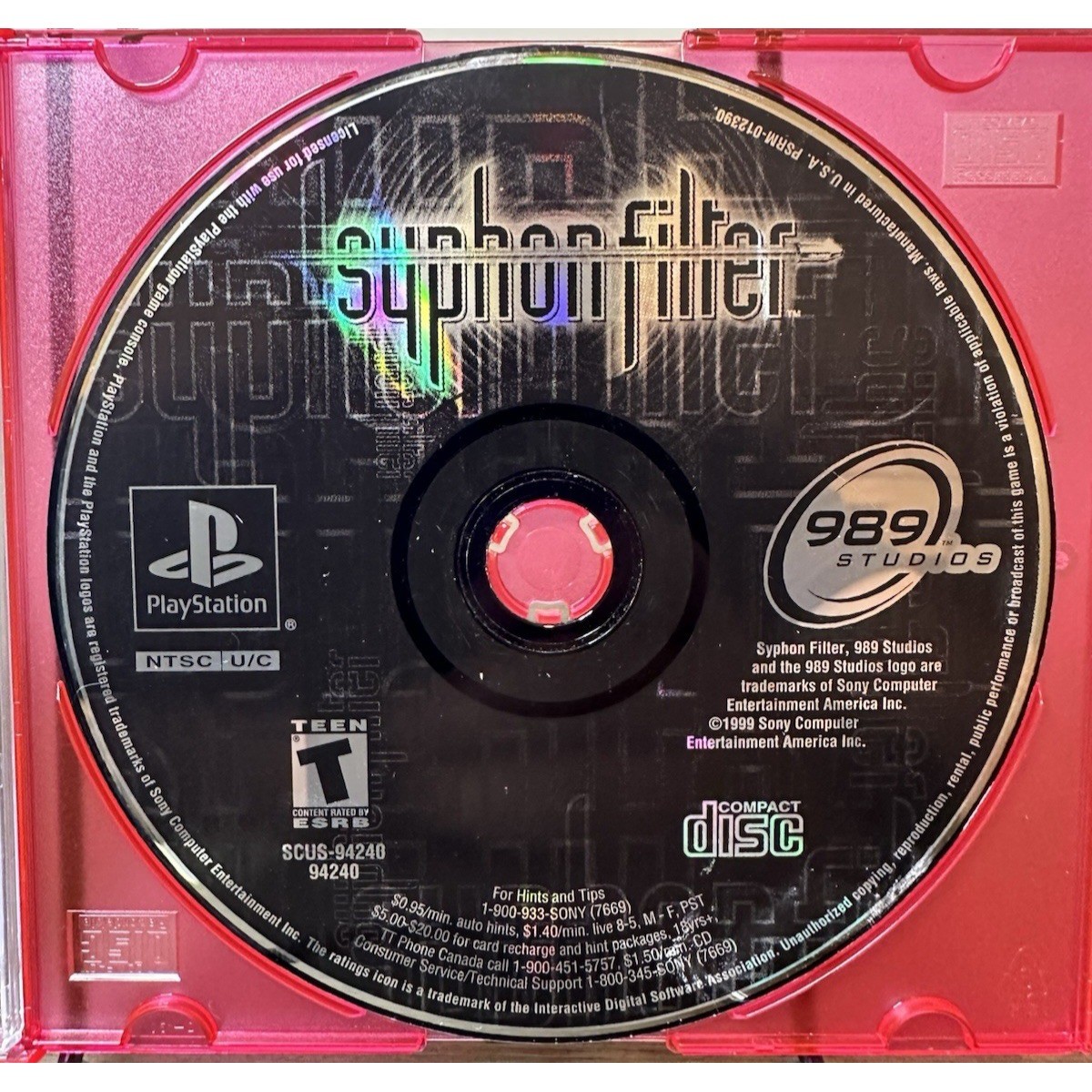 PS1 Disc Only Games Lot – Descent, Syphon Filter, Kileak The DNA Imperative