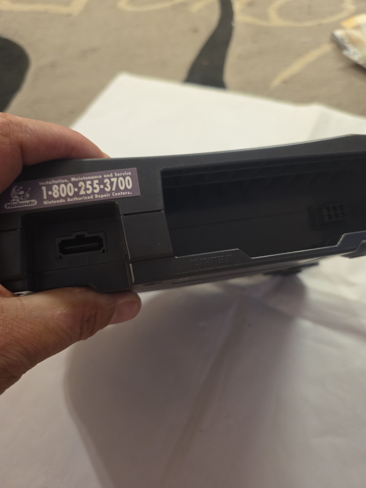 Nintendo N64 Console Only For Parts Or Repair- Powers On No Video
