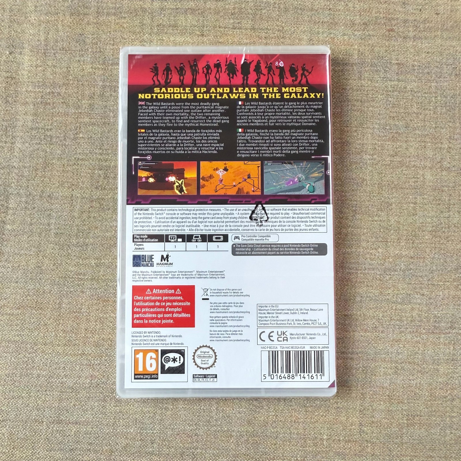 Wild Bastards (Nintendo Switch, PAL) — Region-Free Tactical Roguelike Sealed