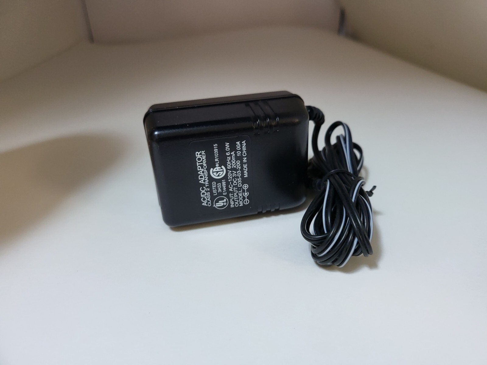 NEW Black 3V 200 mA AC Power Adapter for Nintendo Game boy Color Console #P40