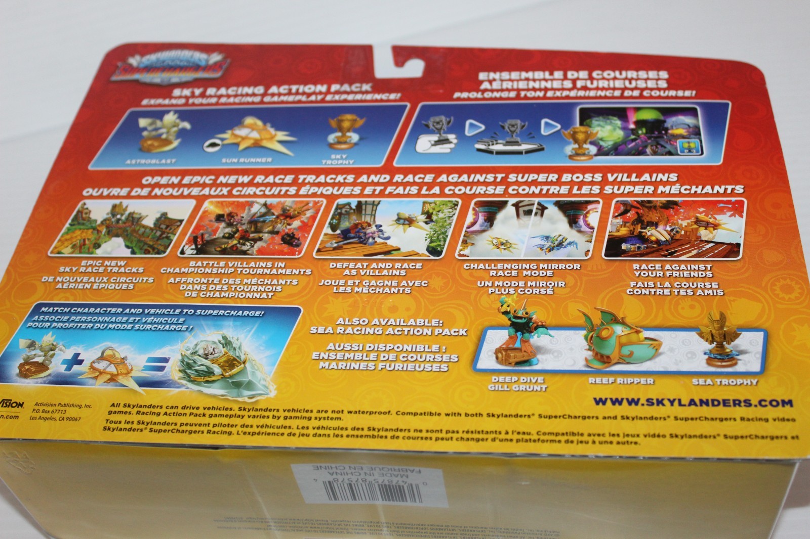 Skylanders Astroblast Superchargers Sky Racing White Game 3-Pack Set Pack