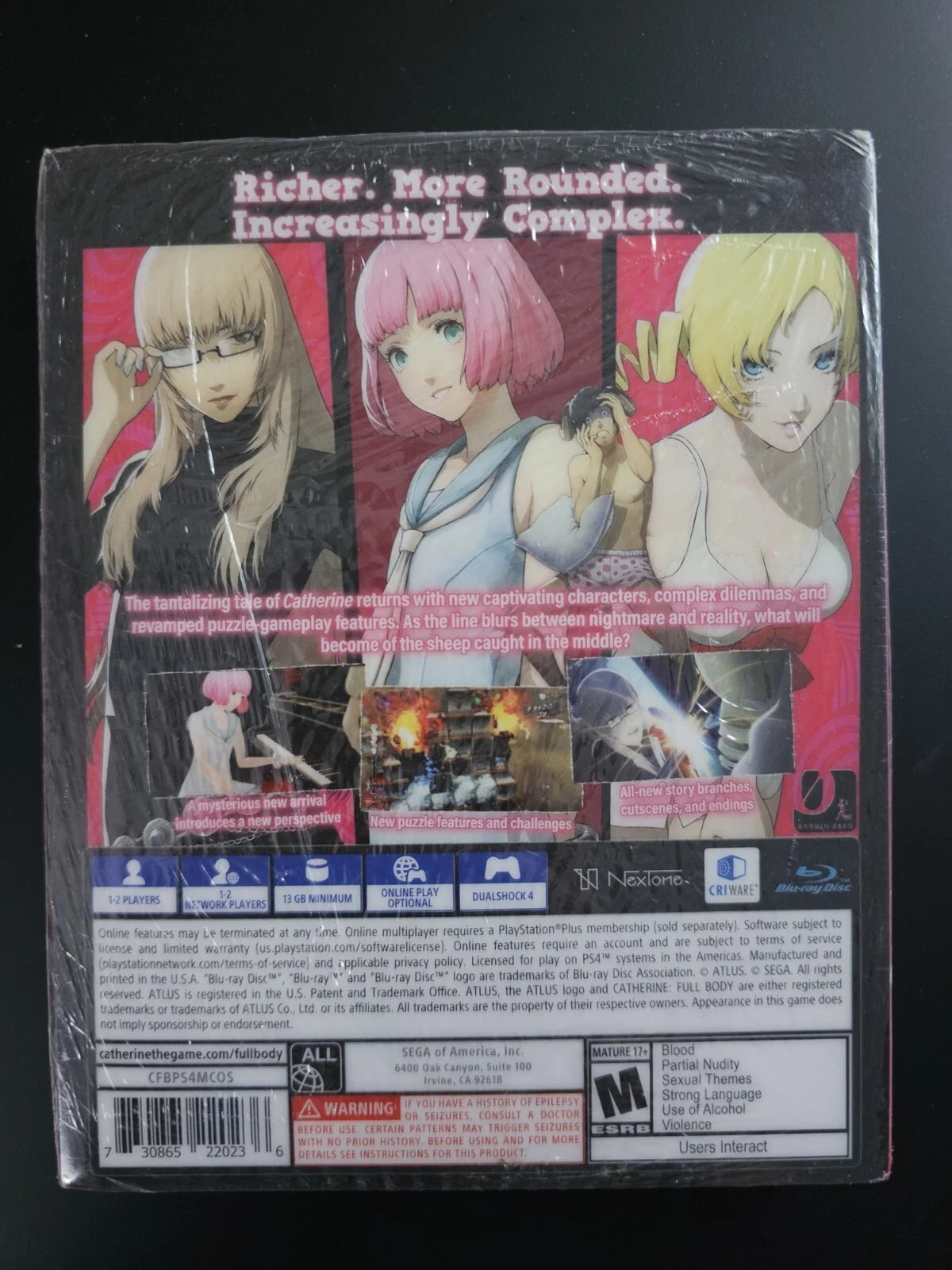 Catherine Full Body Launch Edition PS4 (Sealed)