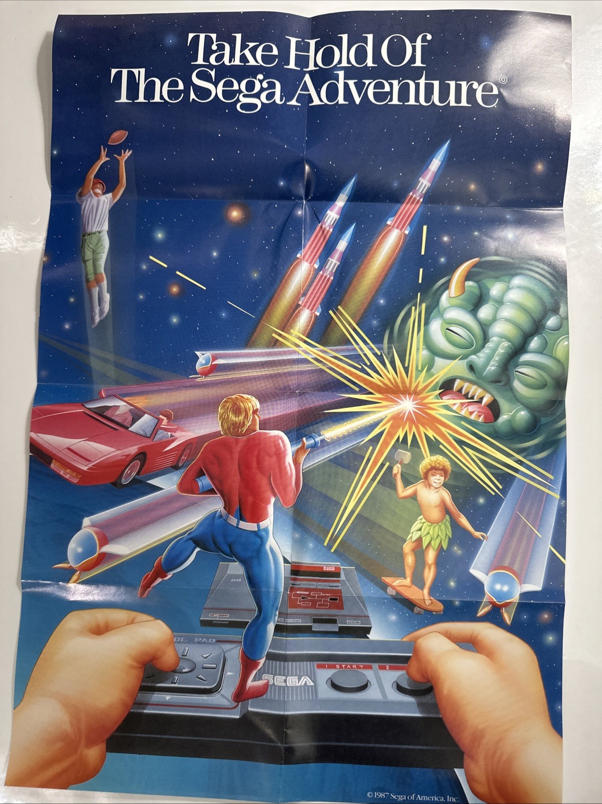 Astro Warrior (Sega Master System) Complete CIB – Tested