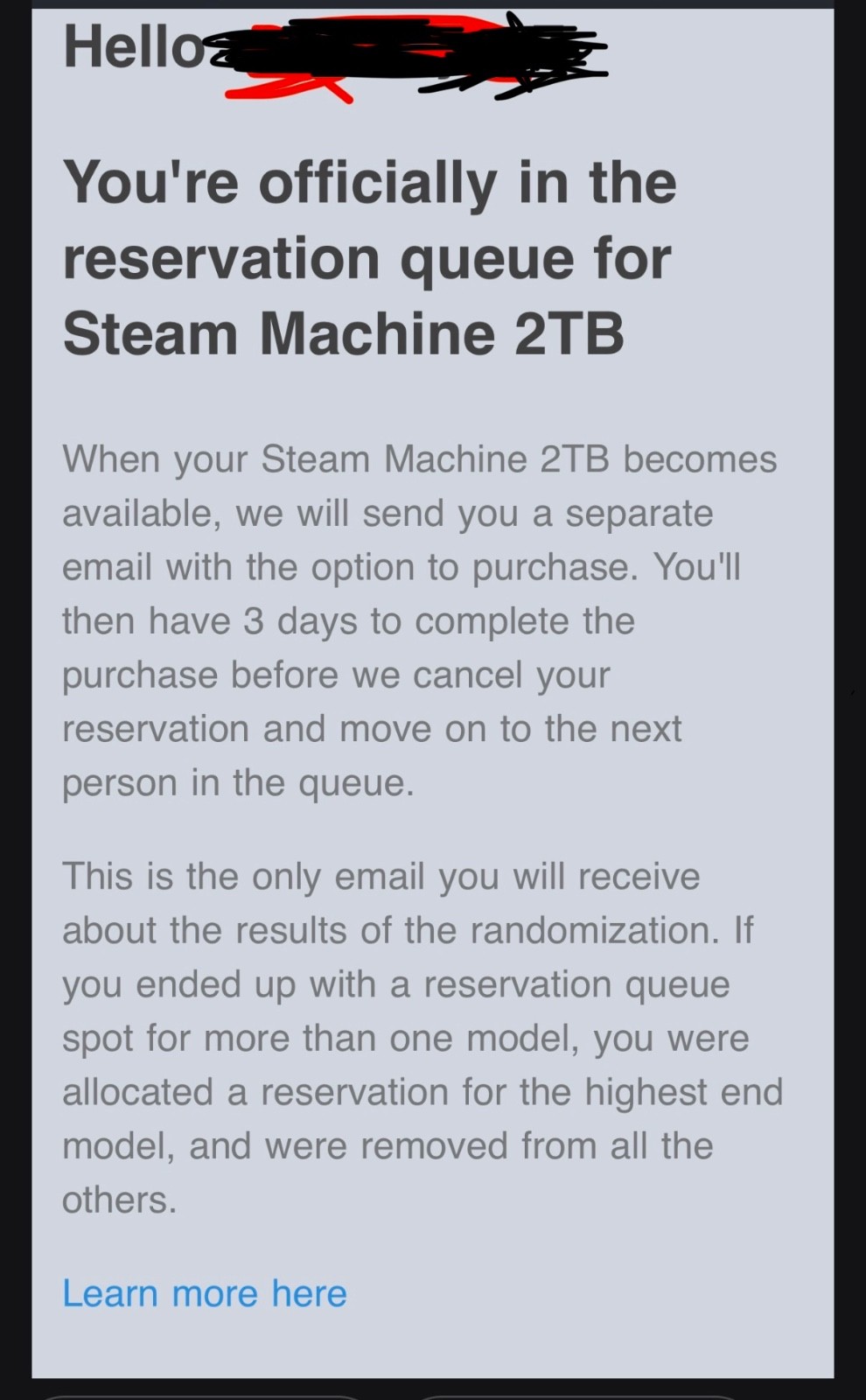 Steam Machine 2TB Console (2TB) Reservation Presale