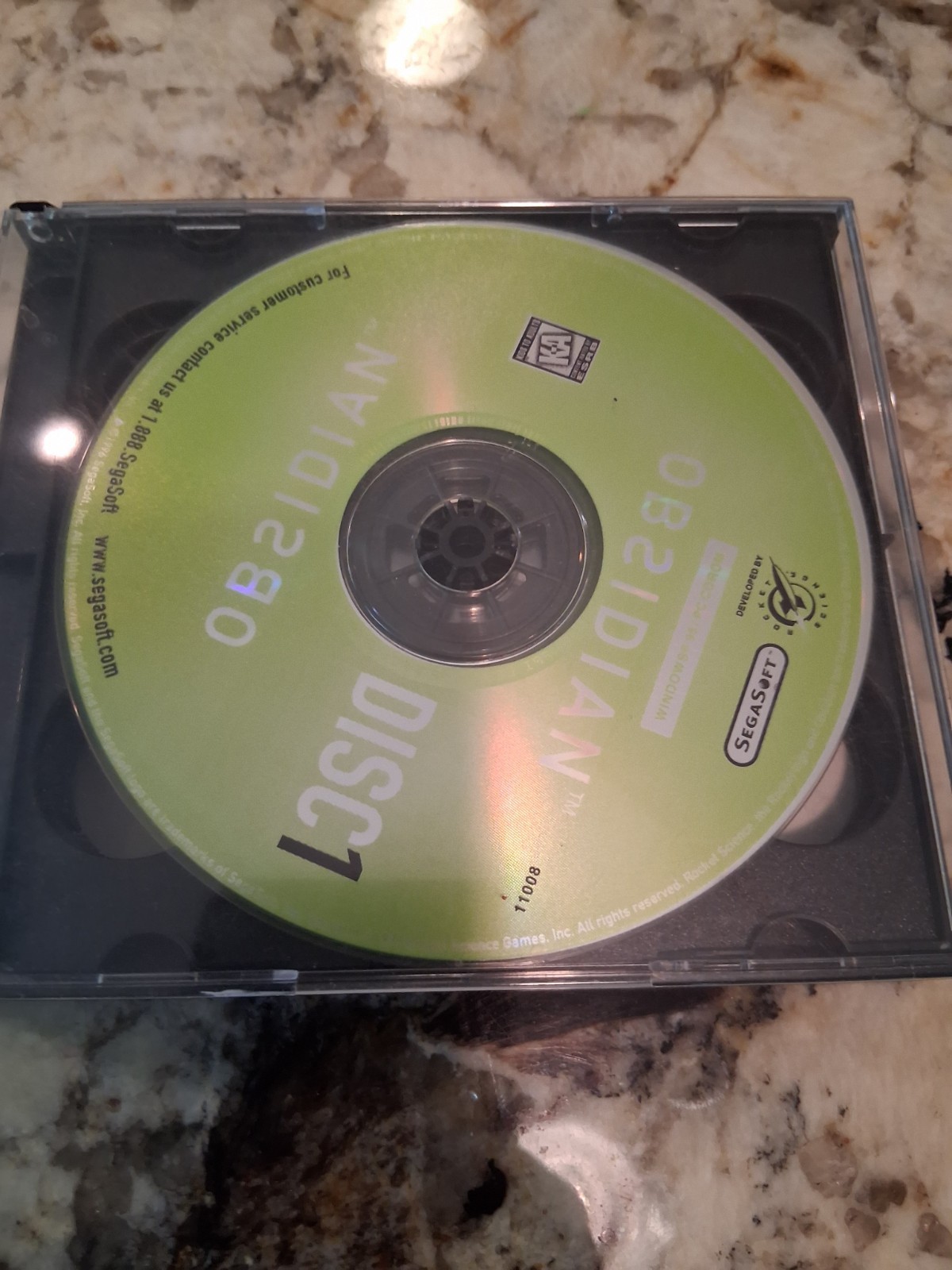 [E] Obsidian PC Windows 95 1996 Sega Soft CD Rom Game Full Game