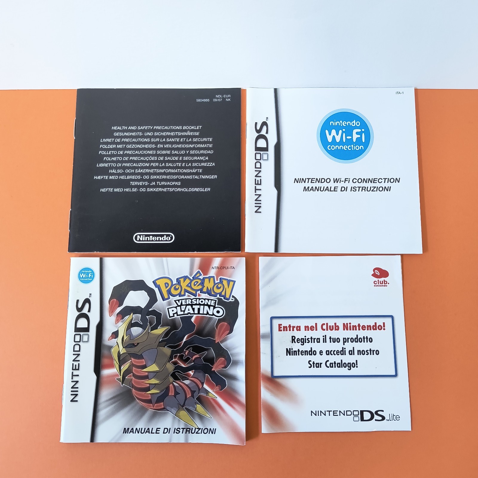 POKEMON PLATINUM VERSION GAME FOR NINTENDO DS 2DS 3DS PAL ITA COMPLETE