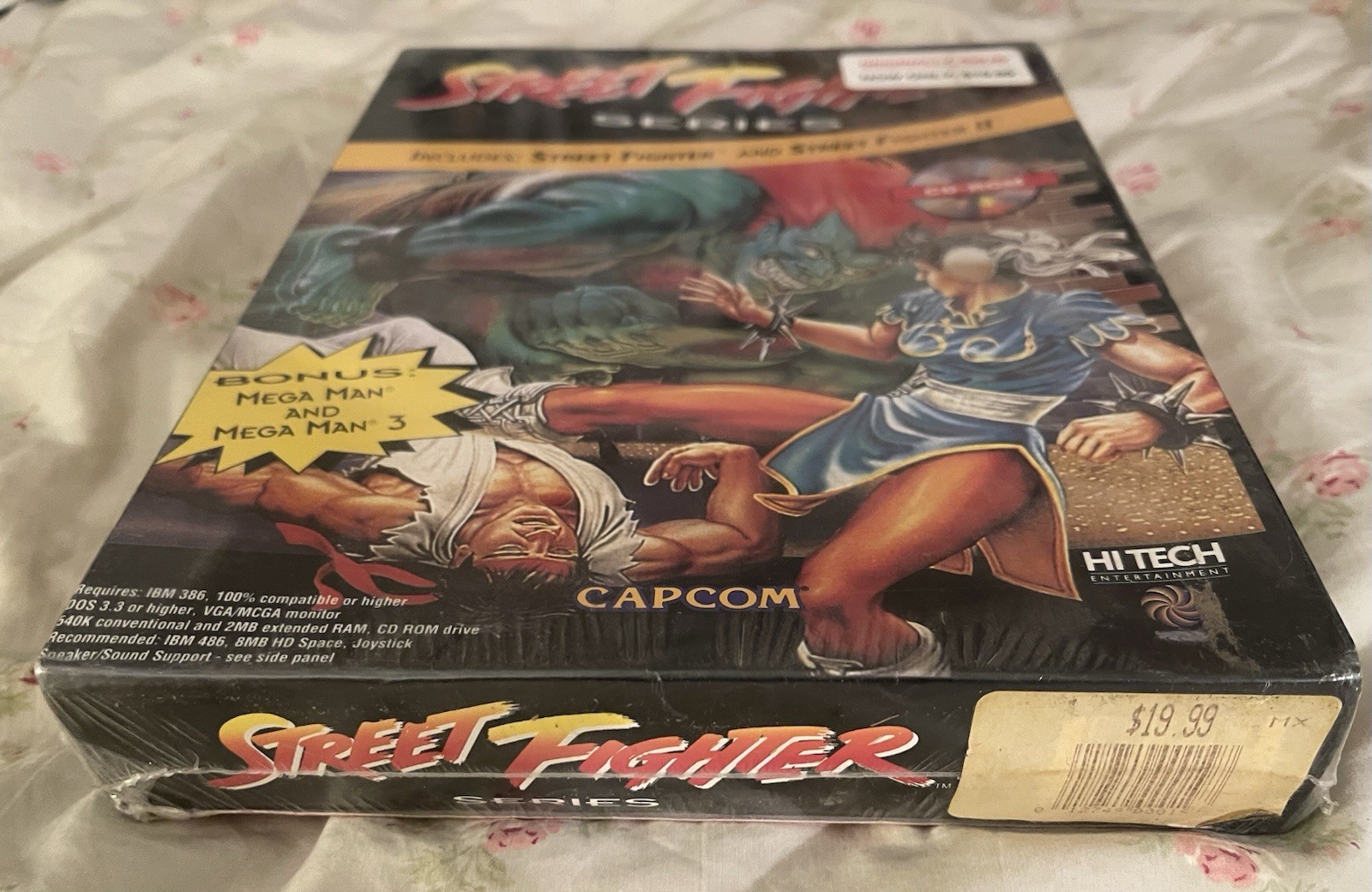 Sealed Street Fighter Series Big Box CD Rom Street Fighter 1 & 2 Megaman 1 & 3