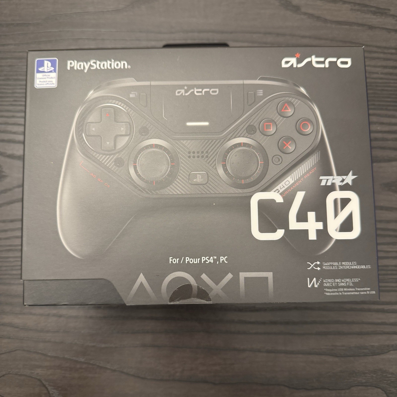 Astro Gaming C40 TR Wireless Gaming Controller Compatible with PS4/PC, Black