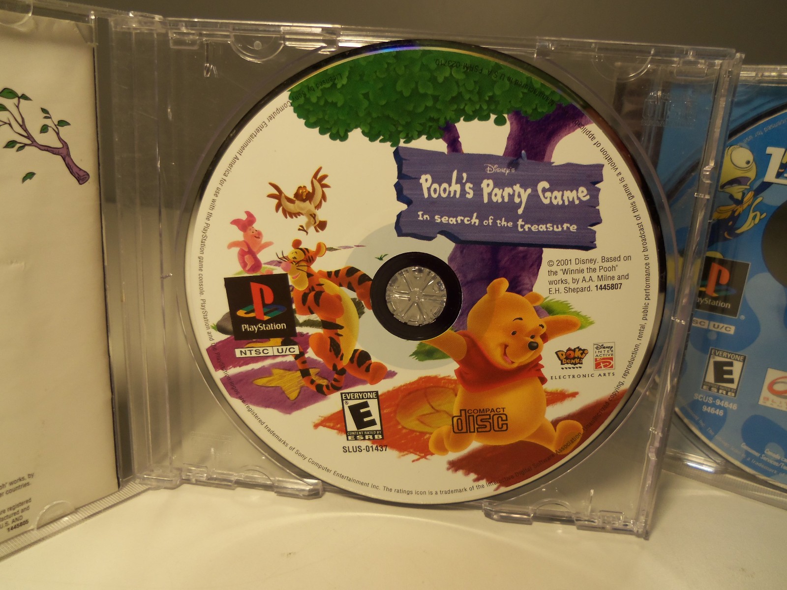 PS1 PlayStation 1 Powerpuff Girls Chemical X-Traction Pooh’s Party Lilo & Stitch
