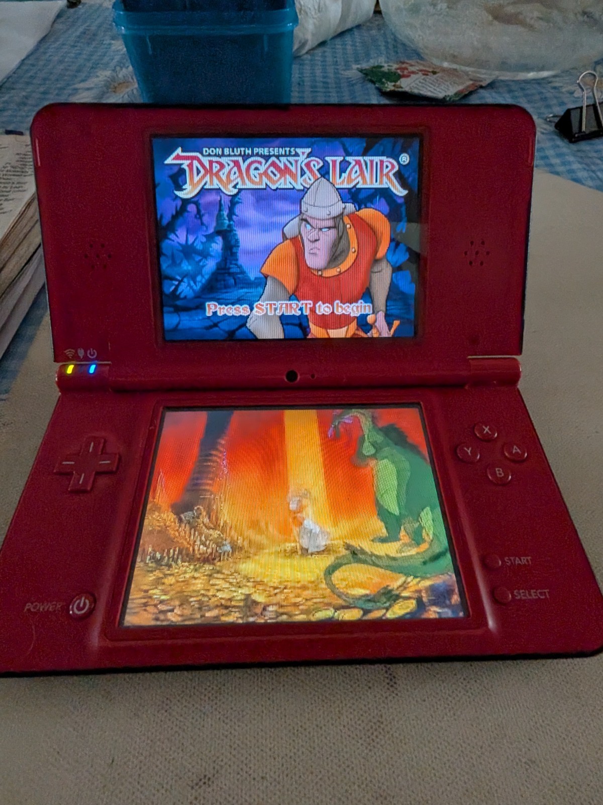 Nintendo DSi XL Super Mario Bros 25th Anniversary Edition Red