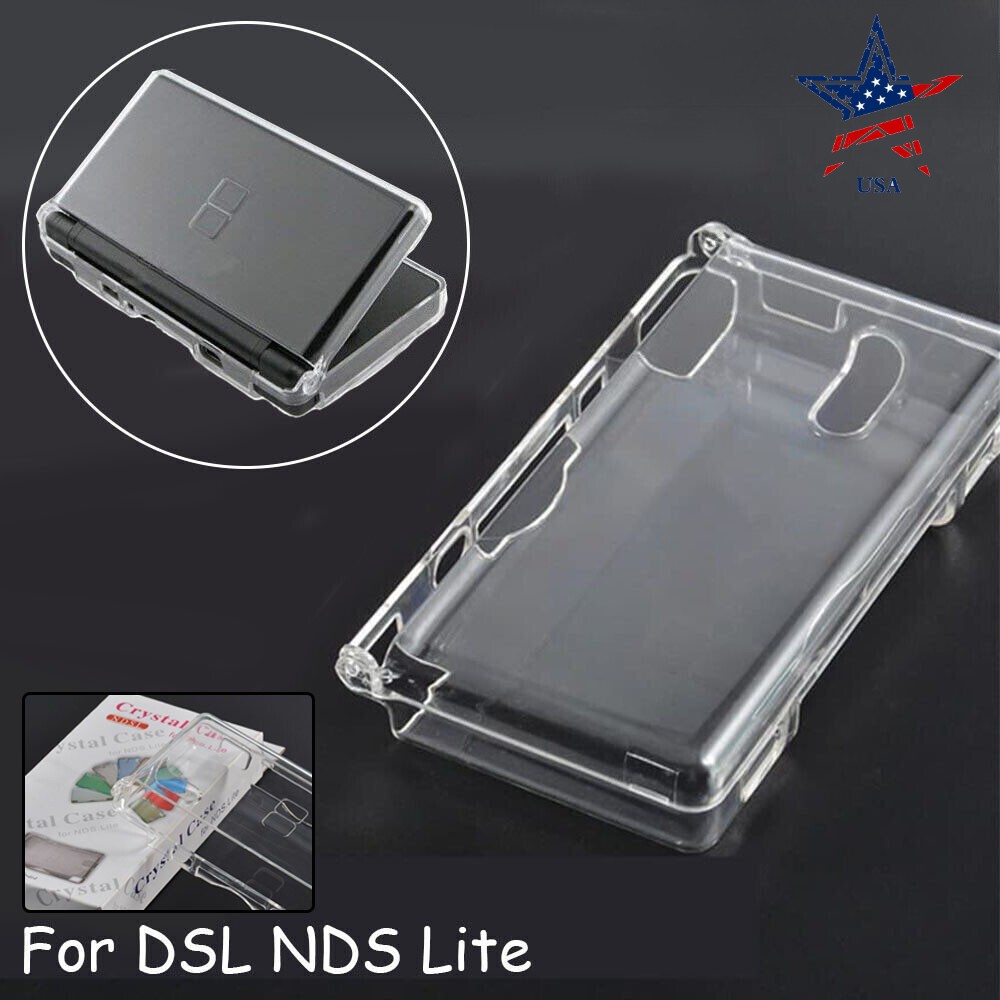 Clear Hard Crystal Protective Case Sleeve for Nintendo DSL NDS Lite NDSL Console