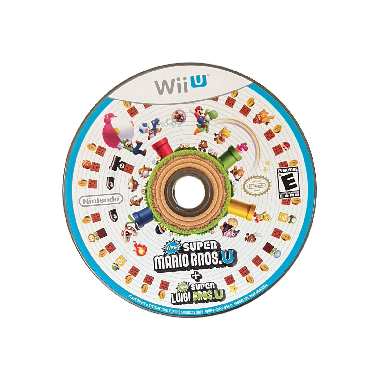 New Super Mario Bros. U + New Super Luigi U – Wii U – DISC ONLY