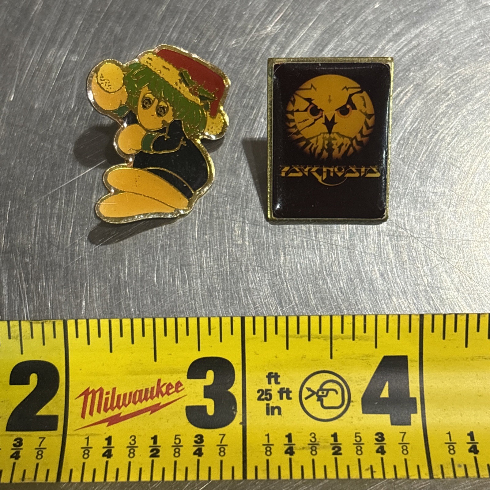 2 PSYGNOSIS LEMMINGS PIN E3 PROMO VERY RARE PLAYSTATION OWL