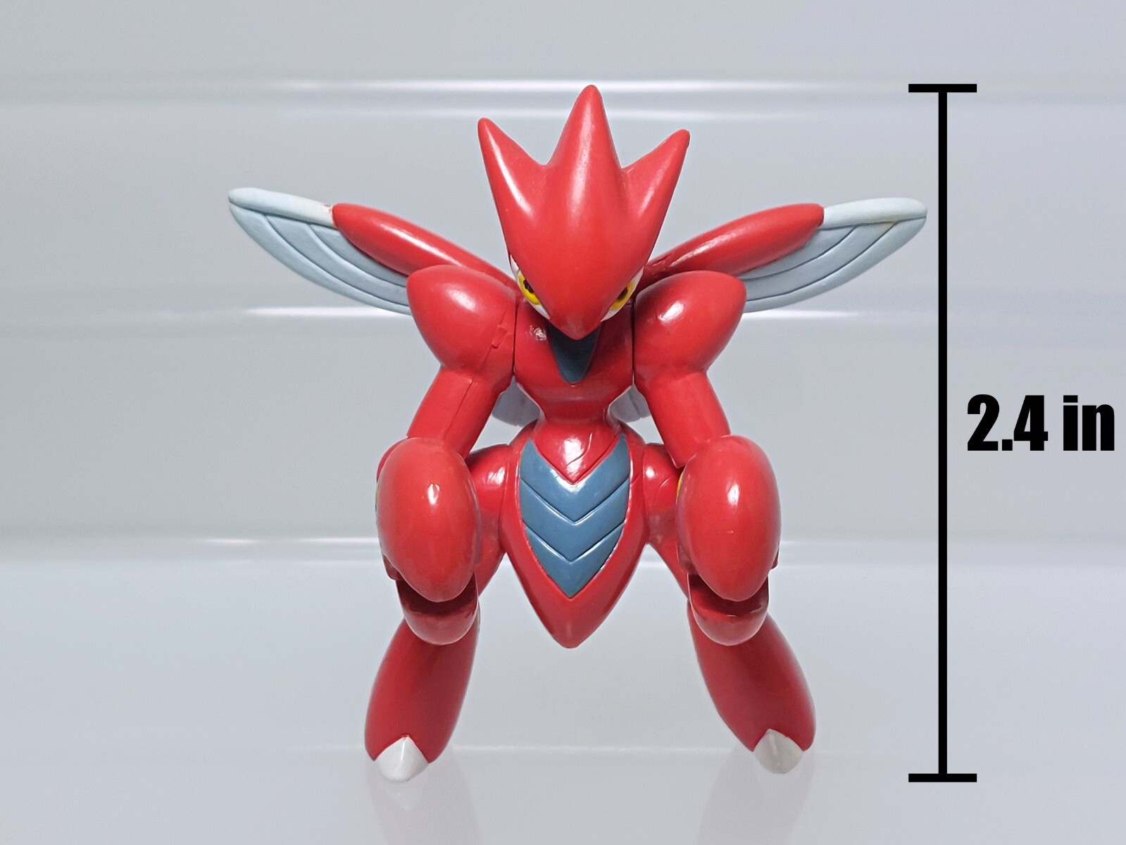 Scizor Pokemon Action Figure Gashapon Bandai 2000 Toy Japan F08 2.4in