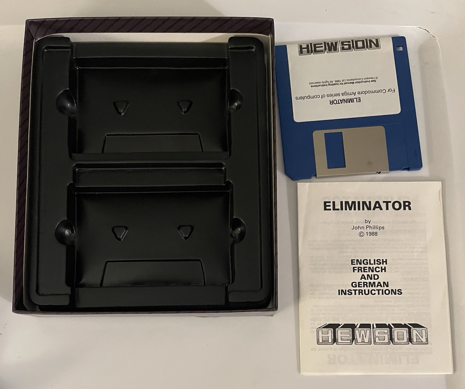 Eliminator (Amiga, 1988) Boxed by Hewson