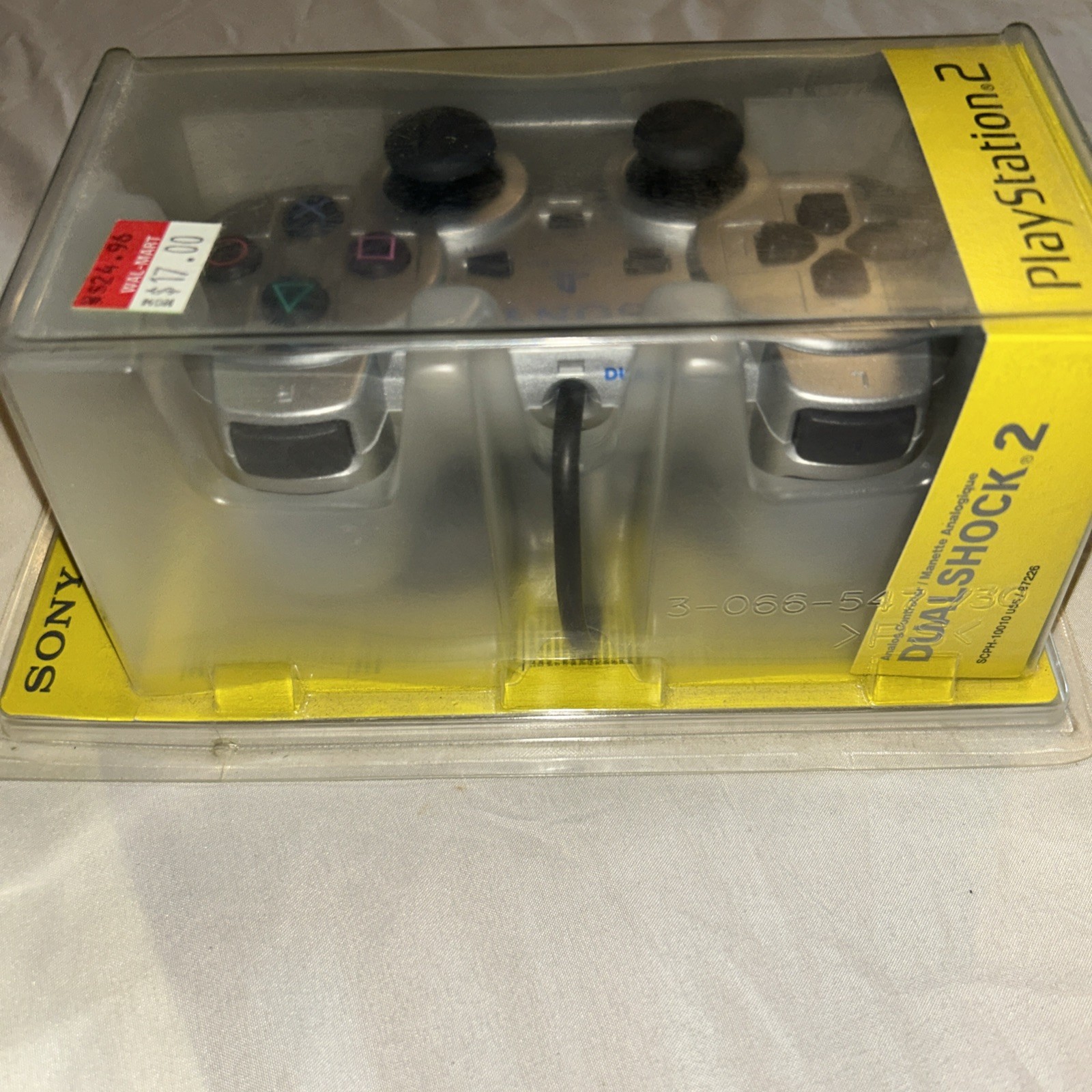 Sony PS2 DualShock Analog Controller Silver SCPH-10010 USS NEW Sealed Rare