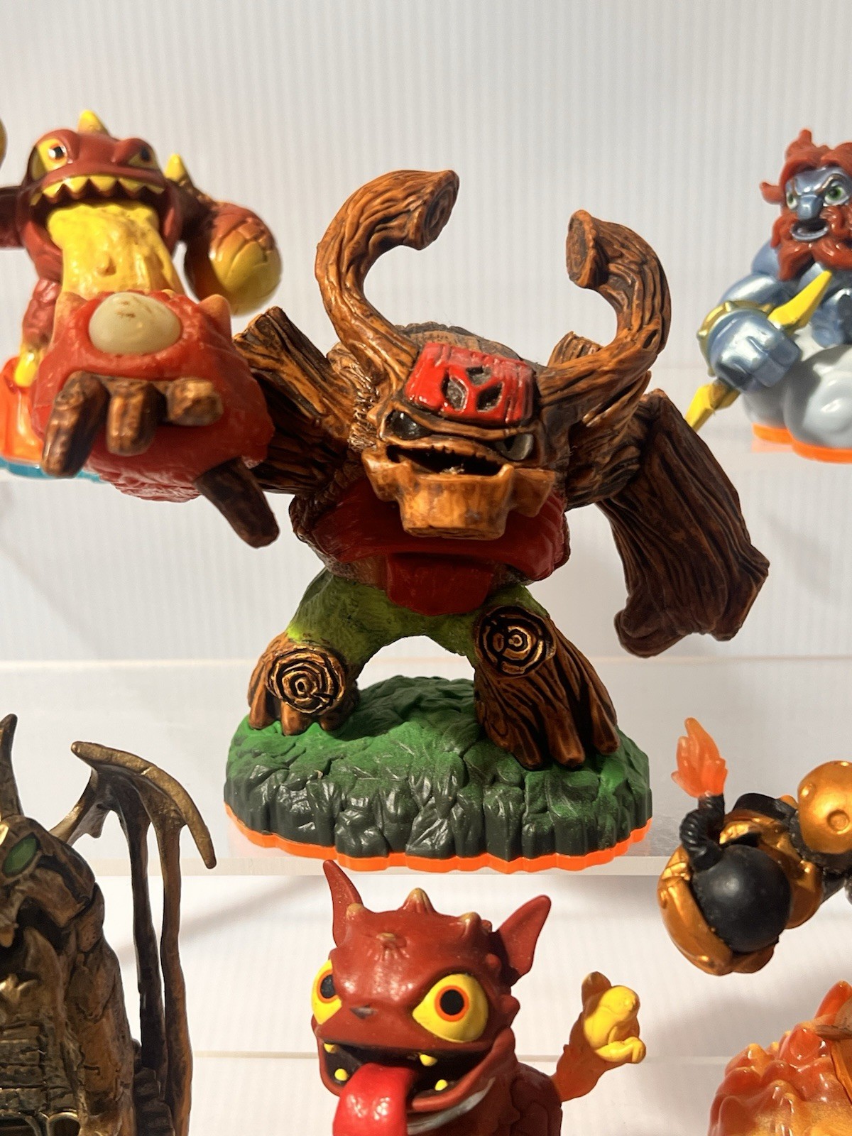 Lot Of 7 Skylanders Giants Tree Rex Giant Character Figure Hot Dog Lava Barf