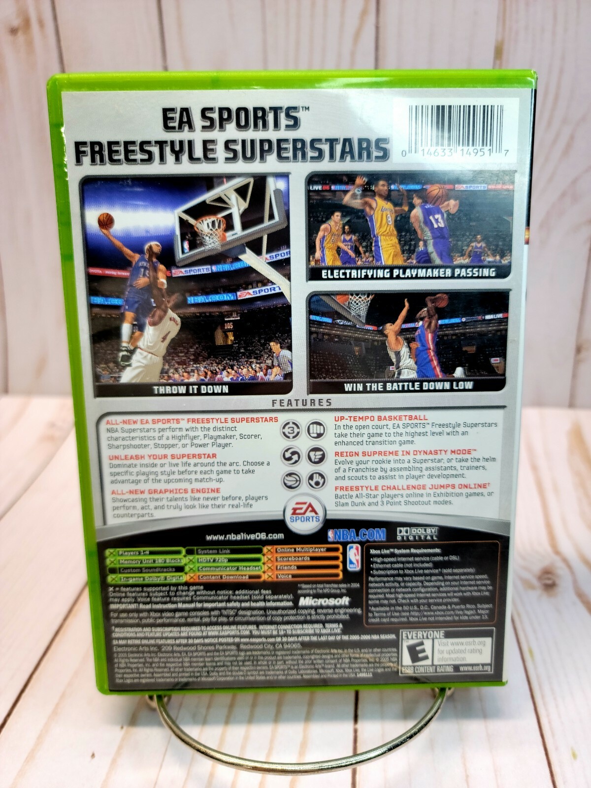 NBA Live 06 (Microsoft Xbox, 2005) EA Sports Basketball Complete Tested & Works