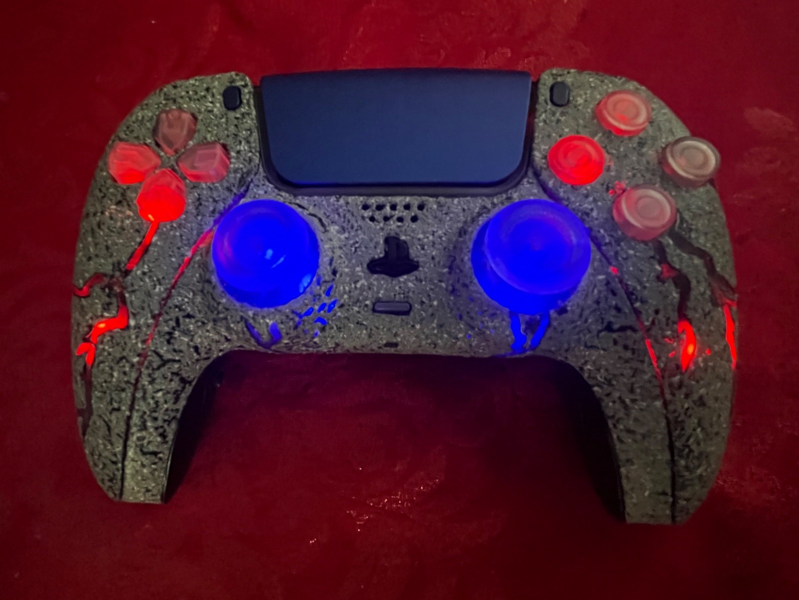 Playstation5 multi color light up controller lightning design ps5 gaming paddle