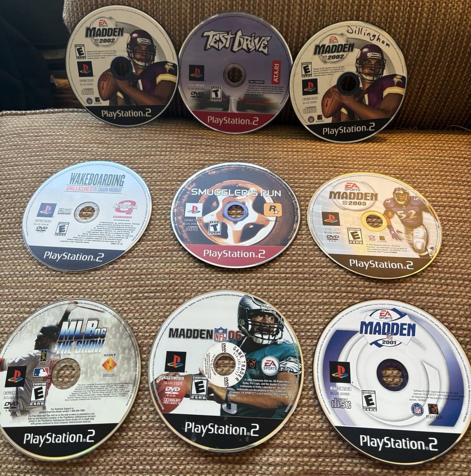 PLAYSTATION 2 SPORTS GAMES