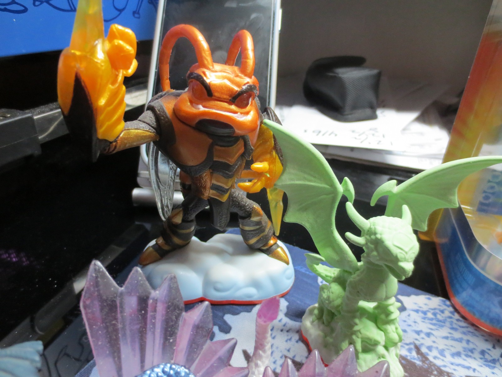 Skylanders SonicBoom And Cybder Glow in the Dark/FlashWing/MixLot