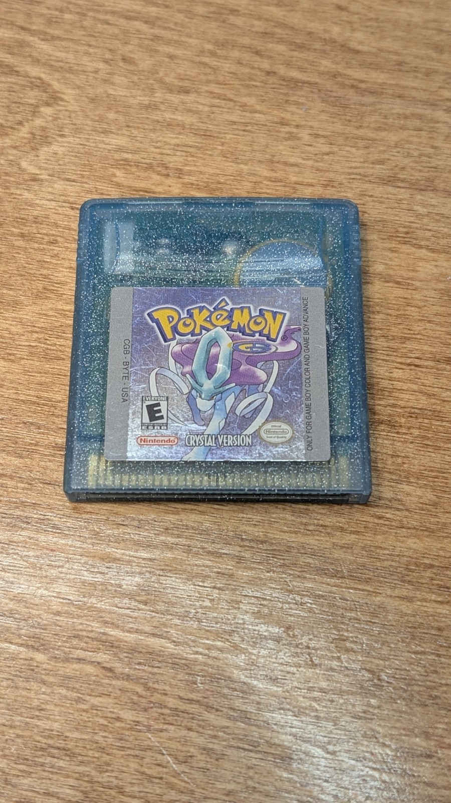 Pokemon Crystal Gameboy Color | AUTHENTIC | NEW BATTERY | PLASTIC CASE INCLUDED