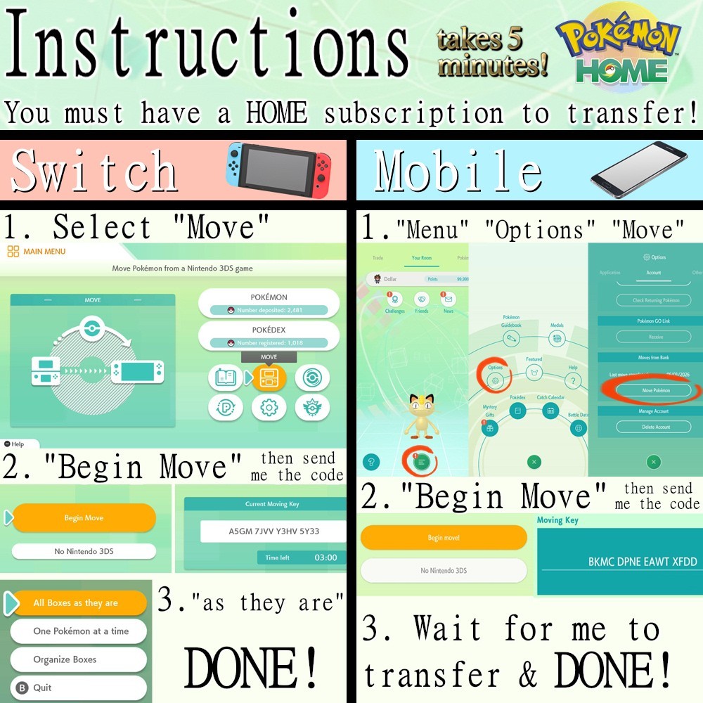 RIBBON MASTER LIVING DEX Battle Ready Trained Titles Champions Home Shiny + 6IV