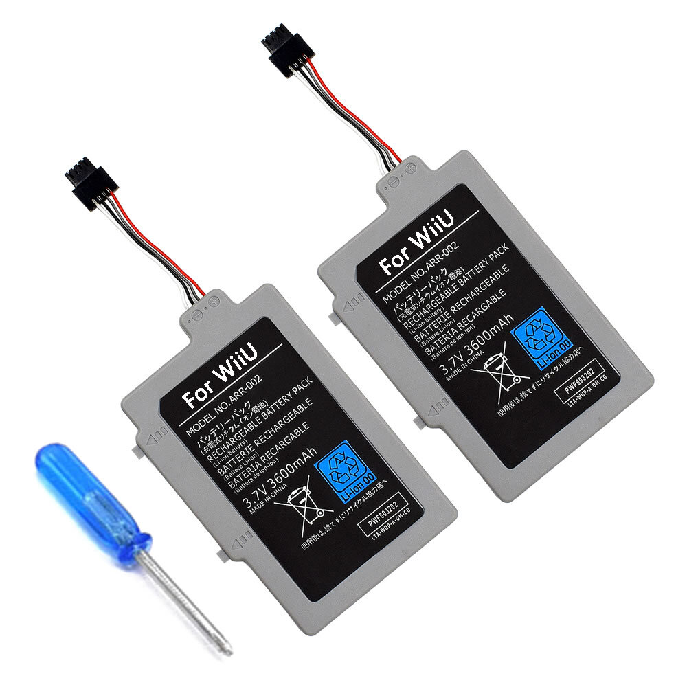 Replacement Battery for Nintendo Wii U Gamepad Extended 3600mAh 3.7V+Screwdriver
