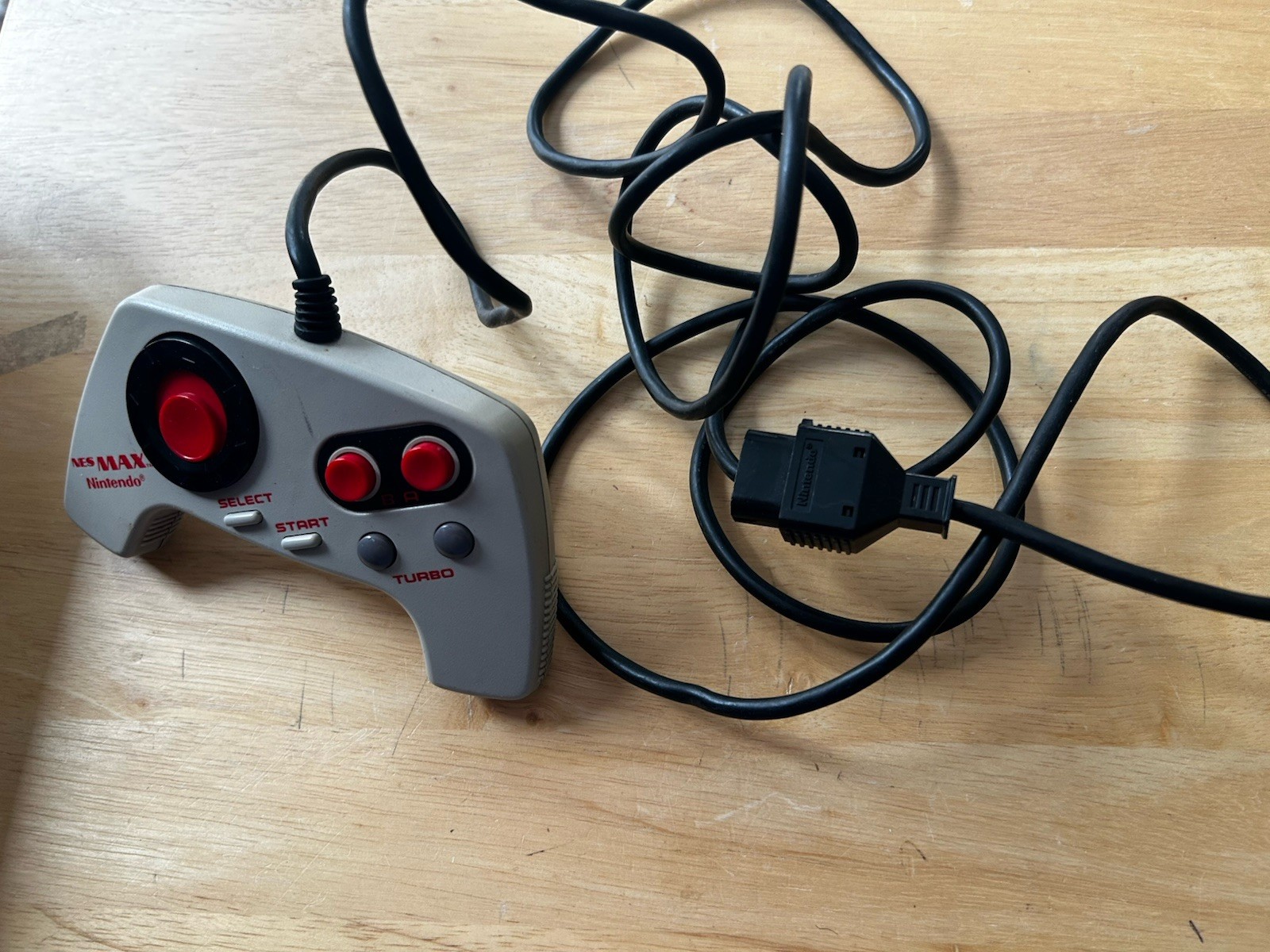 Nintendo NES MAX Turbo Controller Authentic UNTESTED As Is Model 027