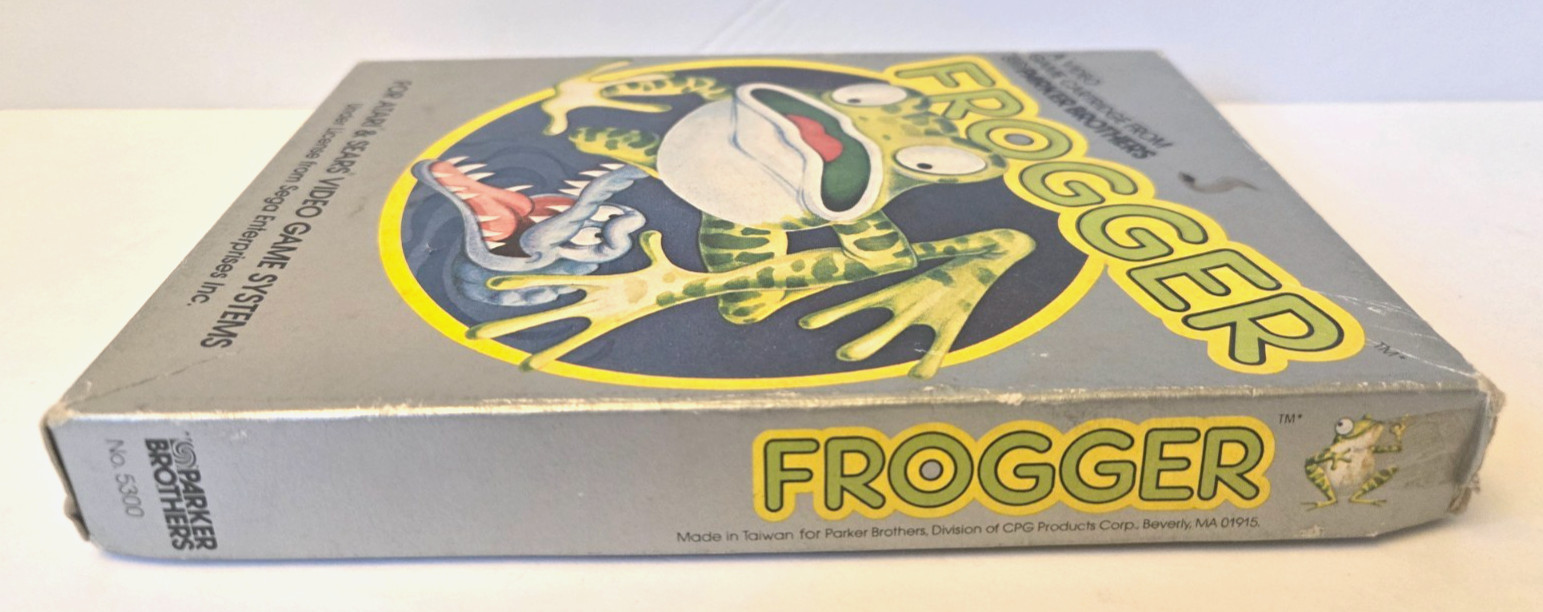 FROGGER (Atari 2600, 1982) Box & Game Only!! No Manual!! TESTED & WORKS
