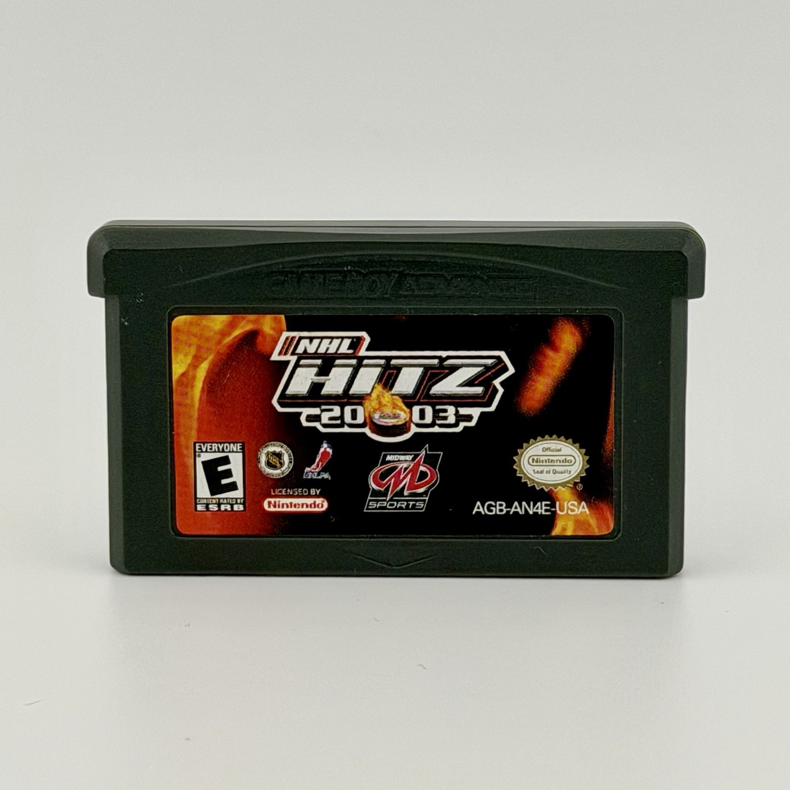 NHL Hitz 2003 Nintendo Game Boy Advance Game Cartridge & Manual Tested !