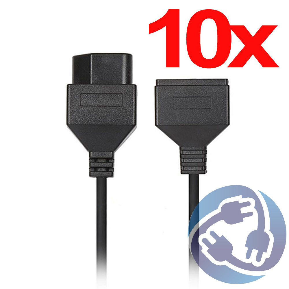 Lot 10x 6 ft Extension Cable for Original 1985 Nintendo NES Controller