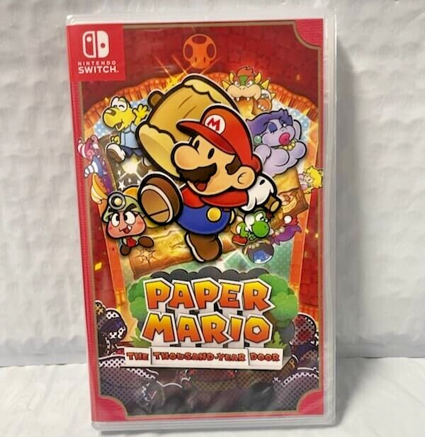 Paper Mario: The Origami King + Thousand Year Door Switch Brand New Game Bundle