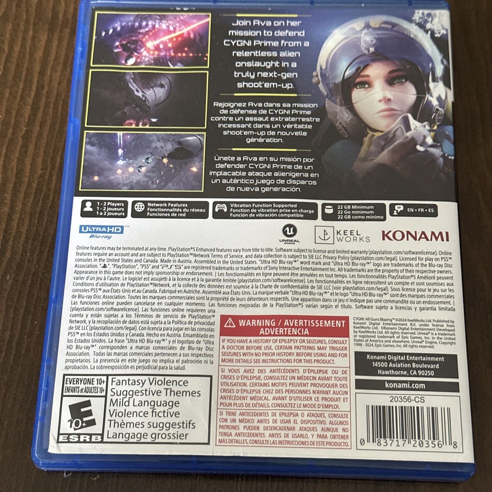 Cygni All Guns Blazing ESRB Version – PS5 PlayStation 5 Complete CiB READ