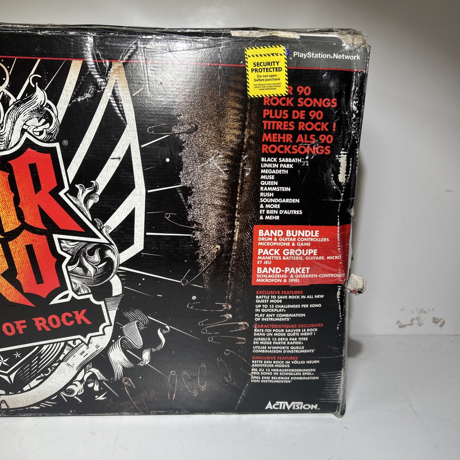Guitar Hero 5 / Warriors Of Rock Drum set Kit Band PLAYSTATION 3 PS3 With Box
