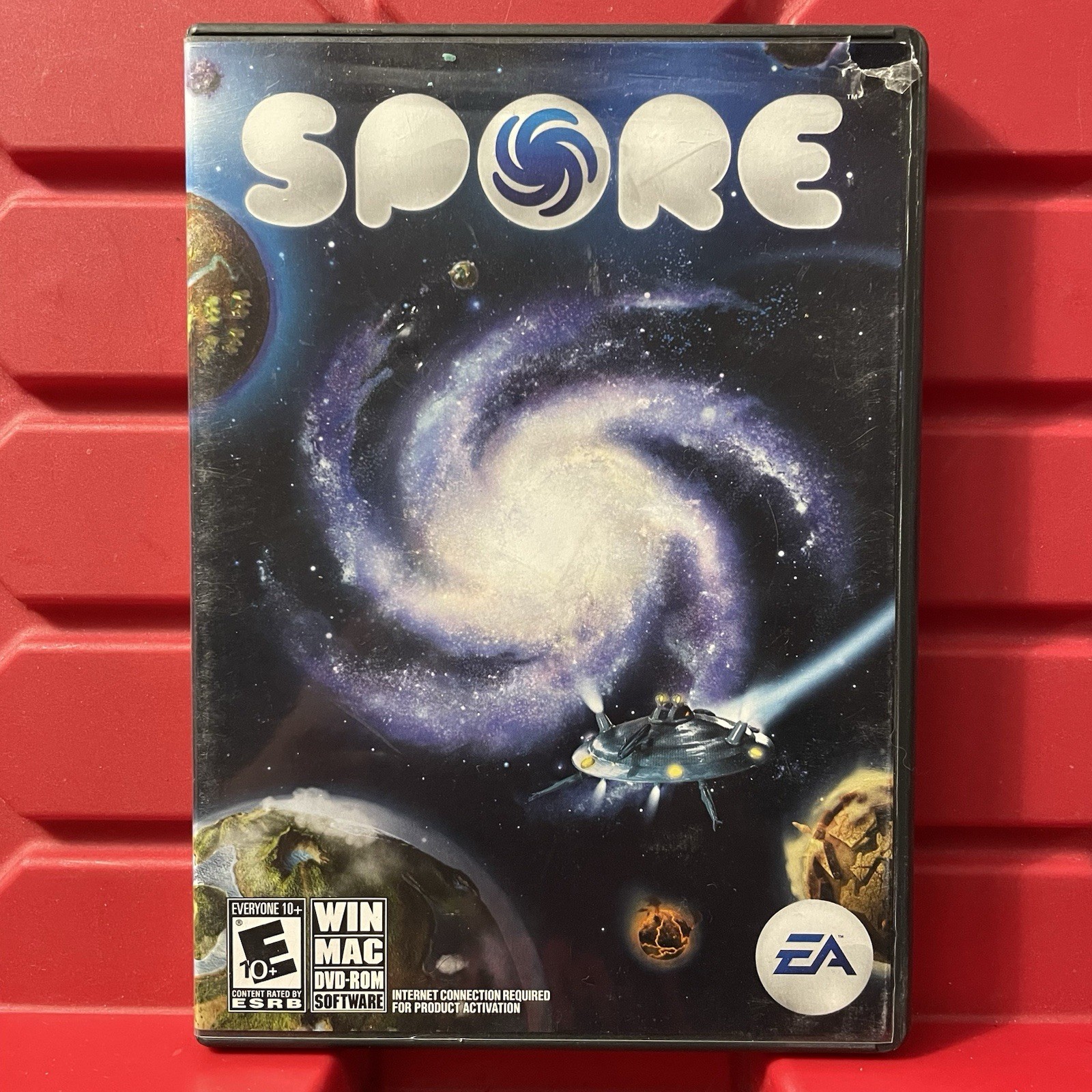 Spore PC Video Game DVD ROM Windows Mac Maxis EA Rated E Pre Owned Untested 2008