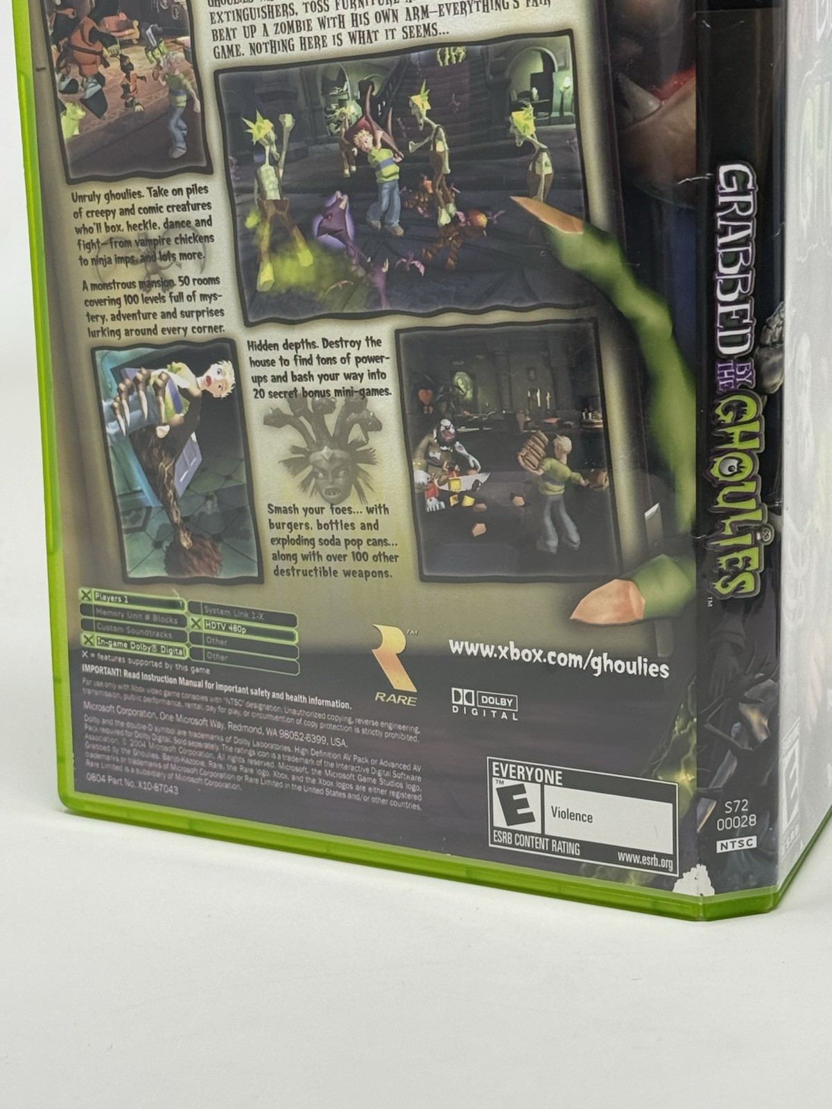 Grabbed by the Ghoulies Microsoft Xbox Complete CIB Immaculate Disc Tested