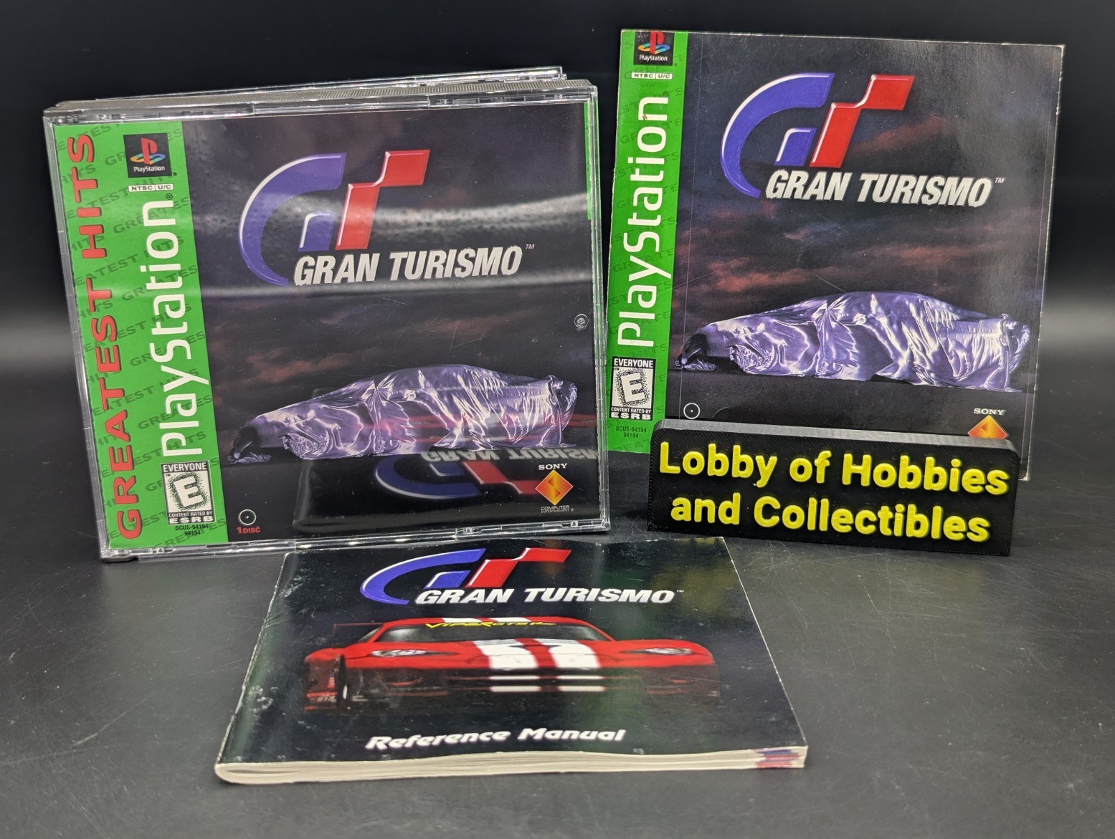 Gran Turismo ( Sony PlayStation 1 PS1 ) Fully CIB W/ Both Manuals -Pristine Case