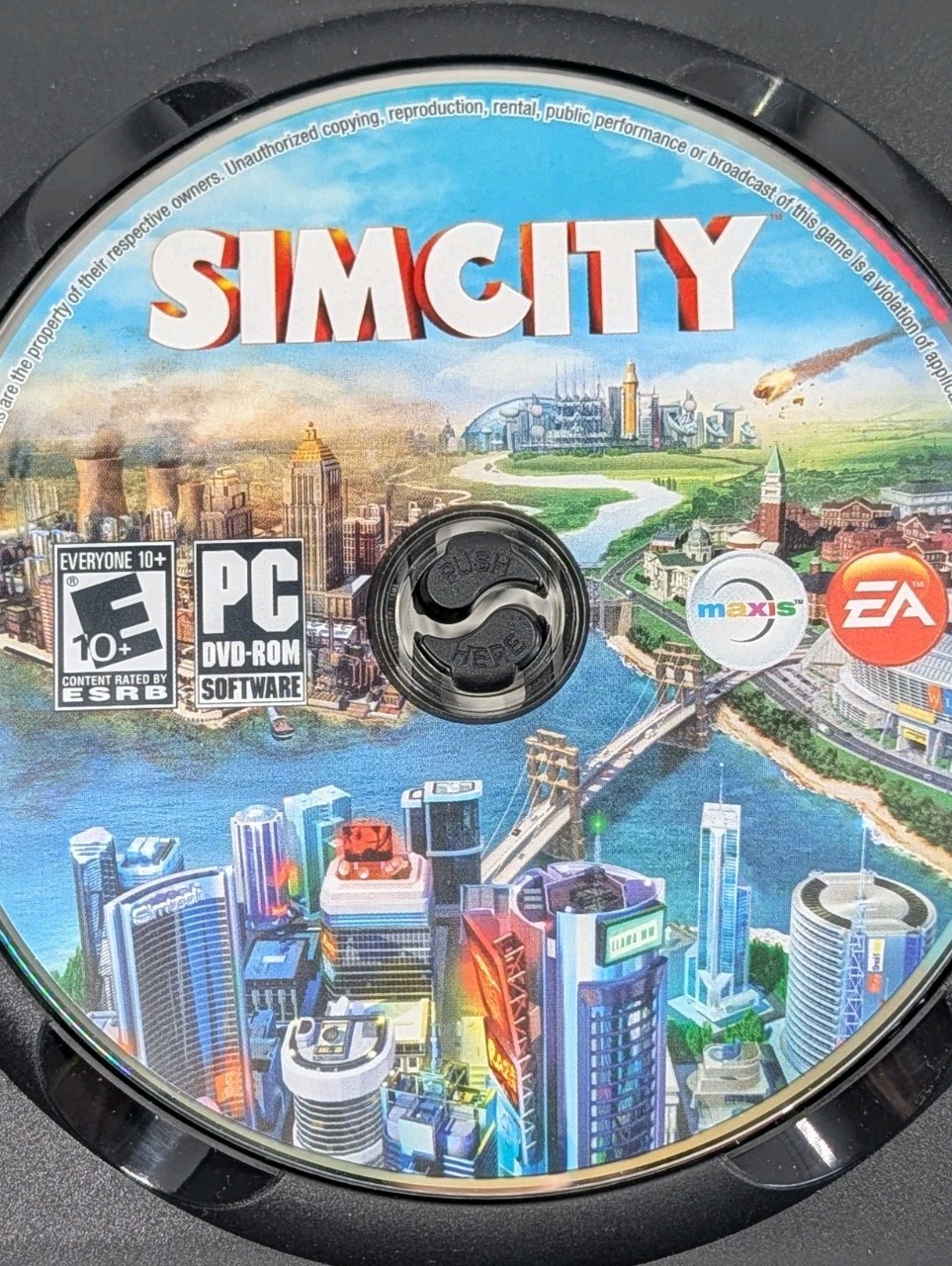 Sim City 2013 PC Dvd-Rom; FREE SHIP US; Product Key Included
