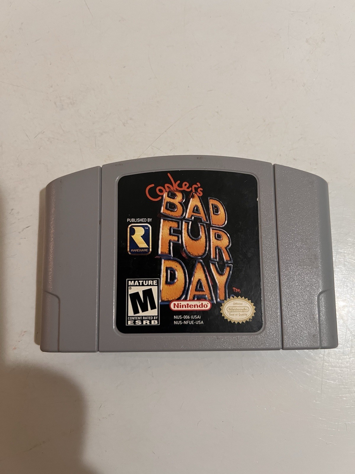 Conker’s Bad Fur Day – Nintendo 64 N64 Authentic Cartridge Tested Working