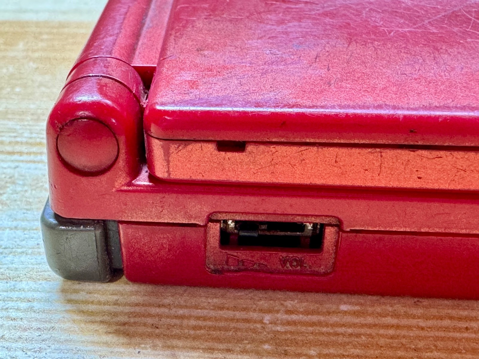 Nintendo Gameboy Advance SP AGS101 Flame Crimson Red Handheld System Console
