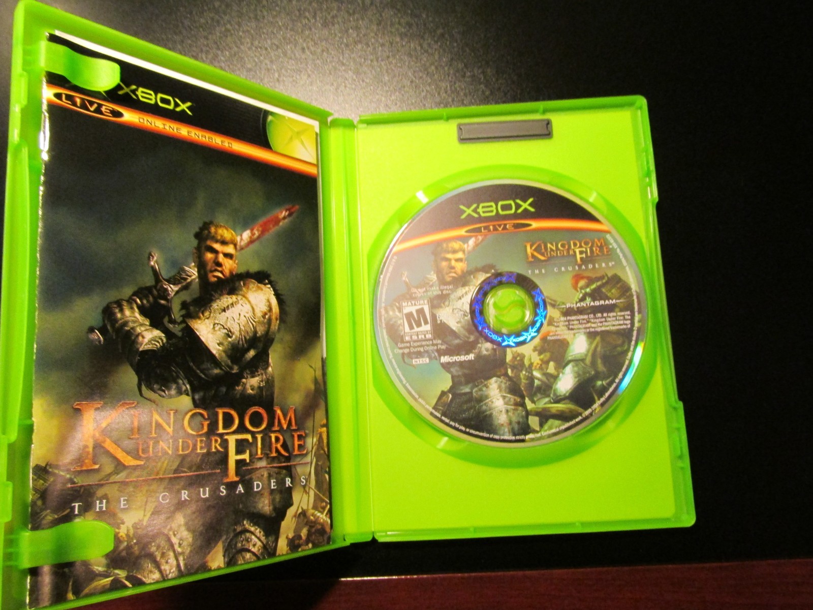 Kingdom Under Fire (Microsoft XBOX) Lord of the Rings COMPLETE NEW PRISTINE MINT