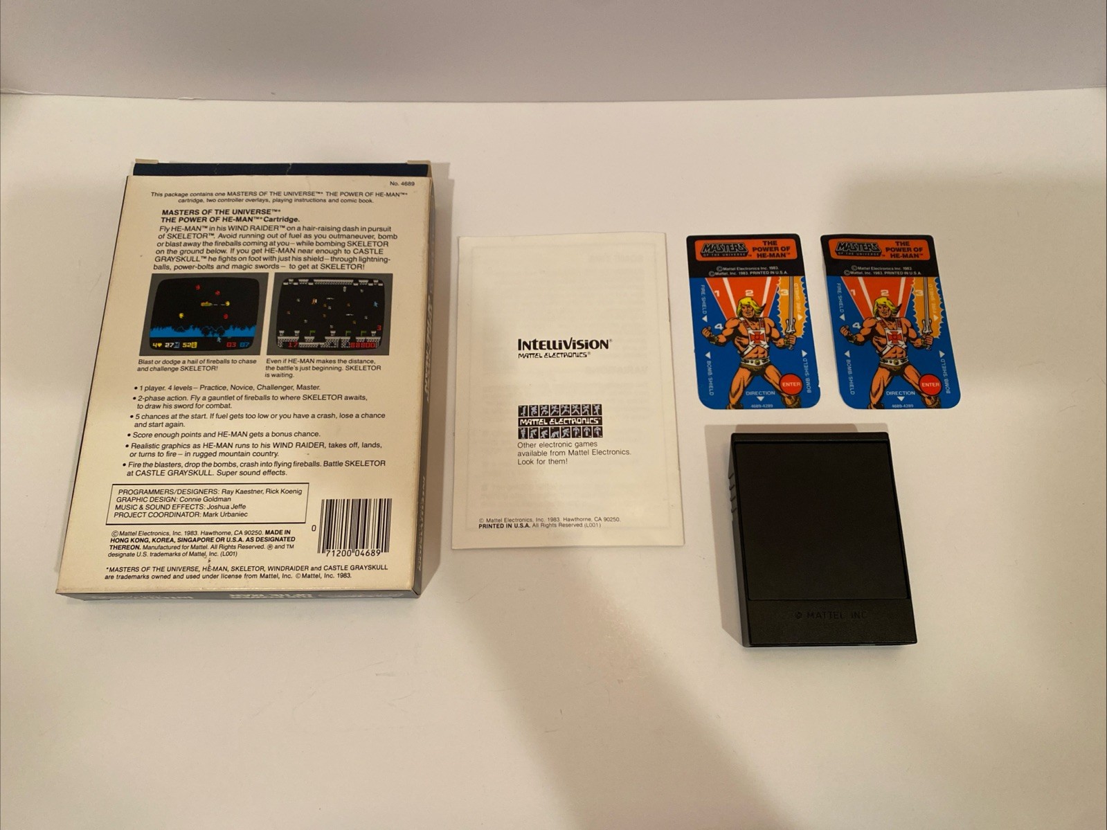 Masters of the Universe: The Power of He-Man (Intellivision, 1983) Great Box