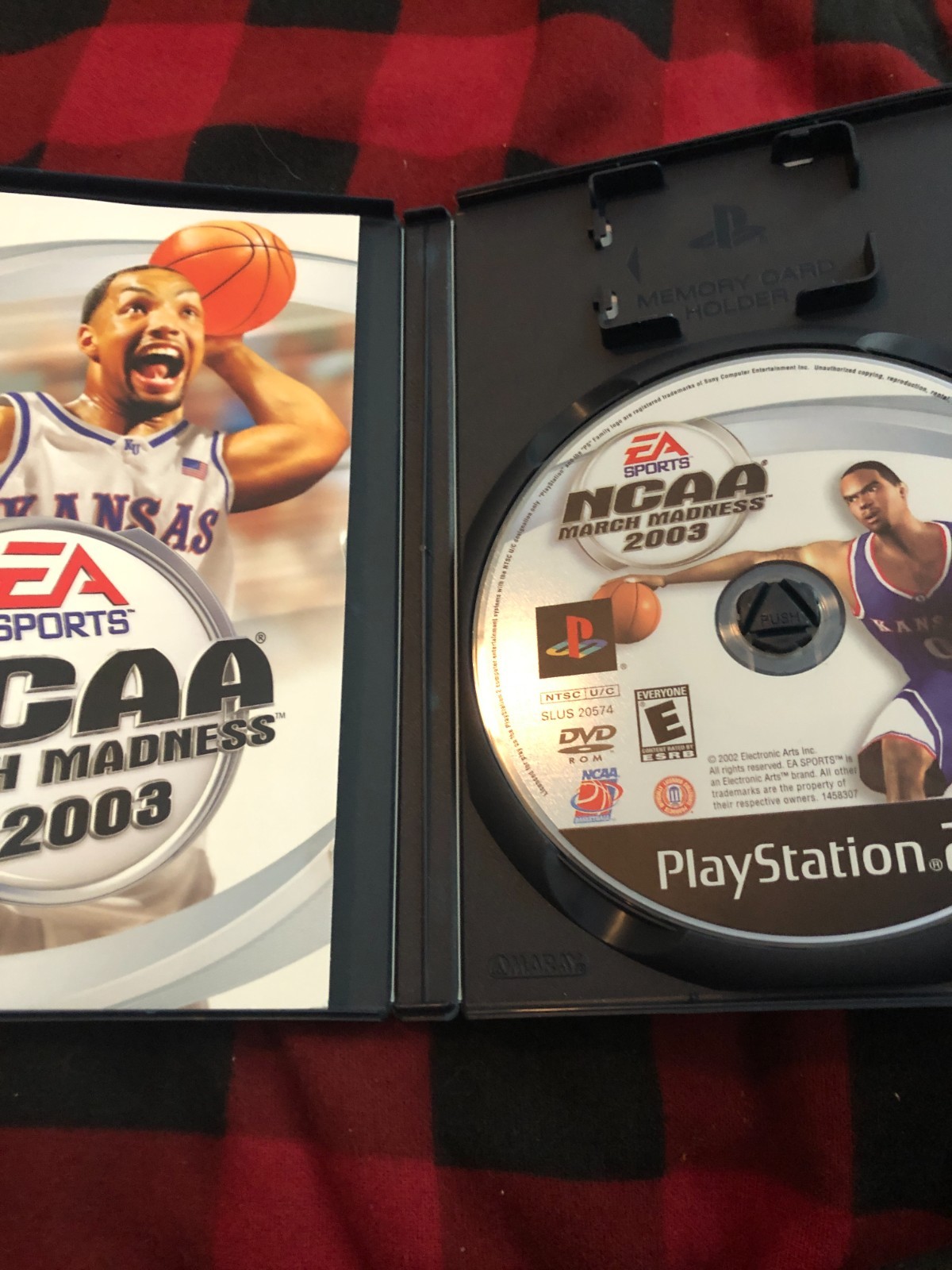 NCAA March Madness 2003 Sony Playstation 2 2002 Case Manual Disc Tested Great
