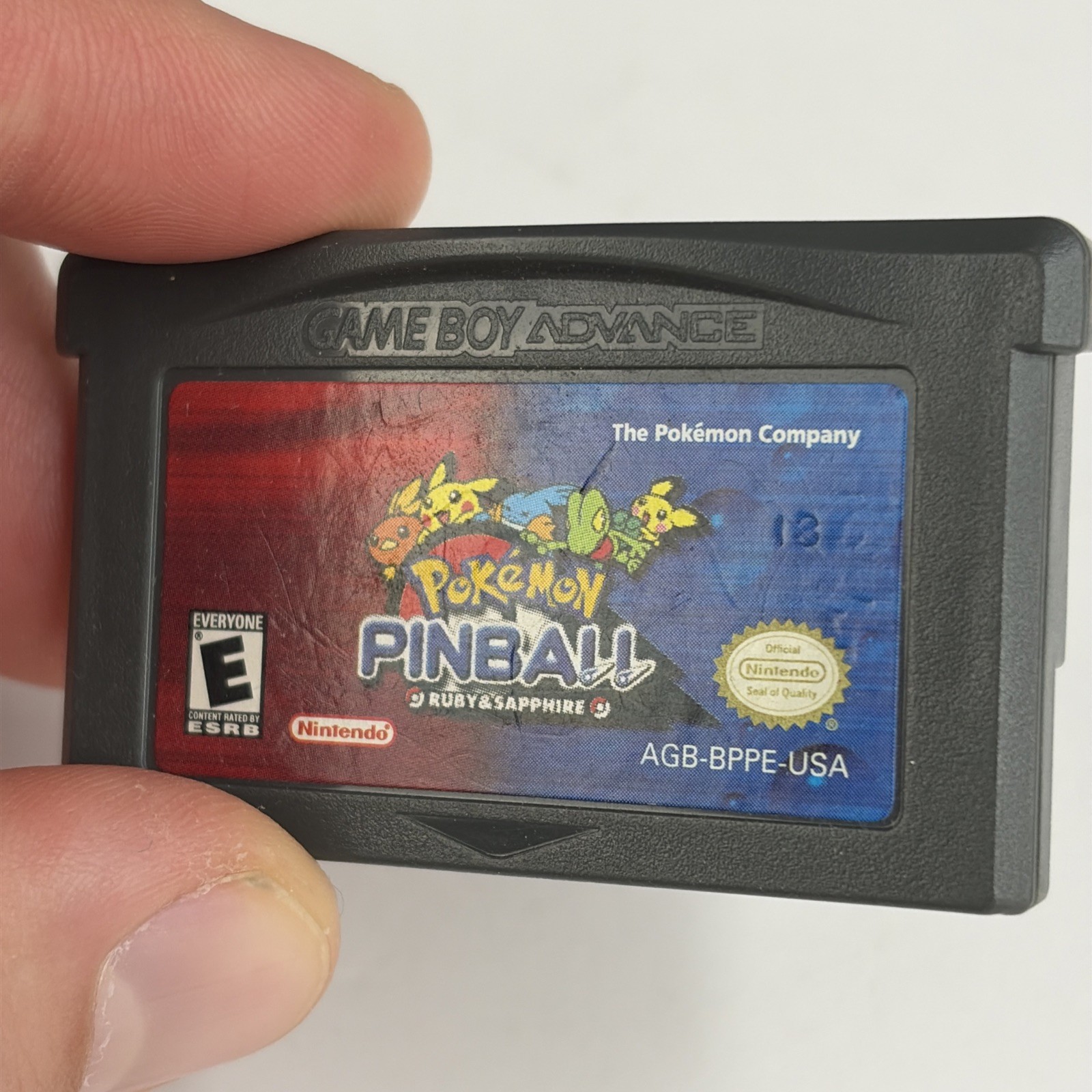 Pokemon Pinball Ruby & Sapphire Authentic Nintendo Game Boy Advance Pinball Game